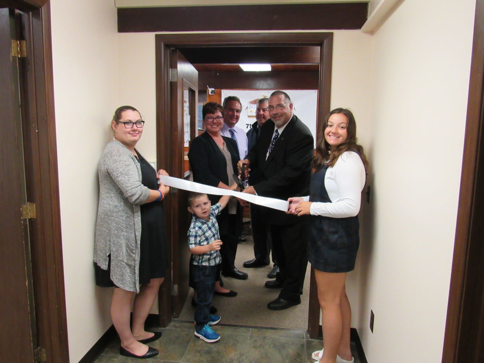 Ribbon cutting
